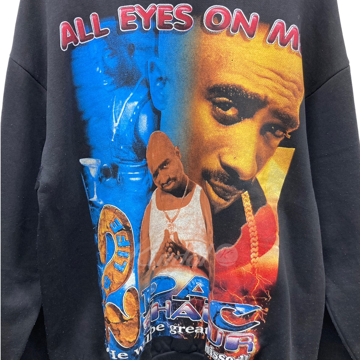 INIFINI-T(インフィニティ) 「90s ALL EYES ON ME 2PAC」 2PACプリントスウェット