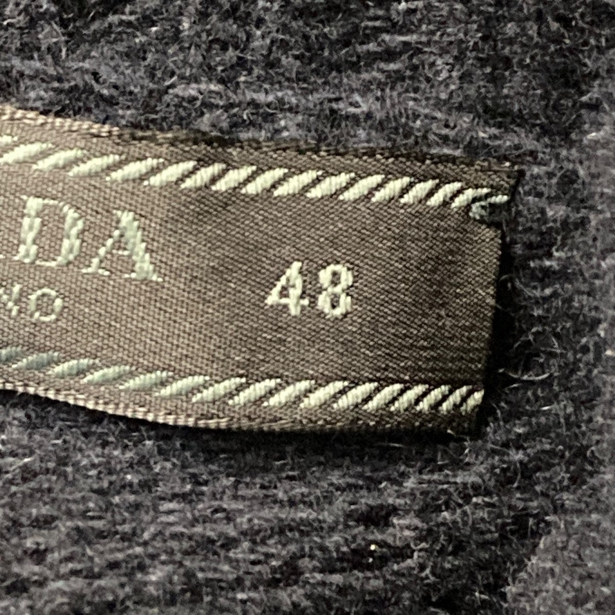 PRADA(プラダ) ウールカシミヤロゴニットUMB645 UMB645 ネイビー 