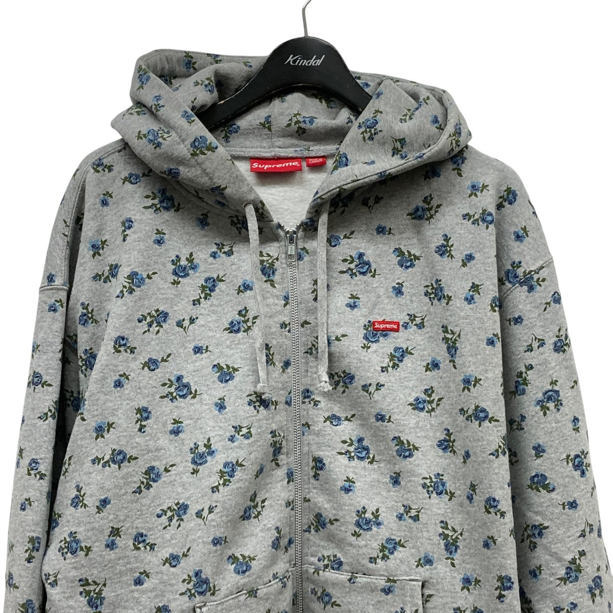 Supreme(シュプリーム) 23AWSmall Box Zip Up Hooded SweatshirtスモールBOXロゴZIP UPパーカー  フラワー サイズ L｜【公式】カインドオルオンライン ブランド古着・中古通販【kindal】