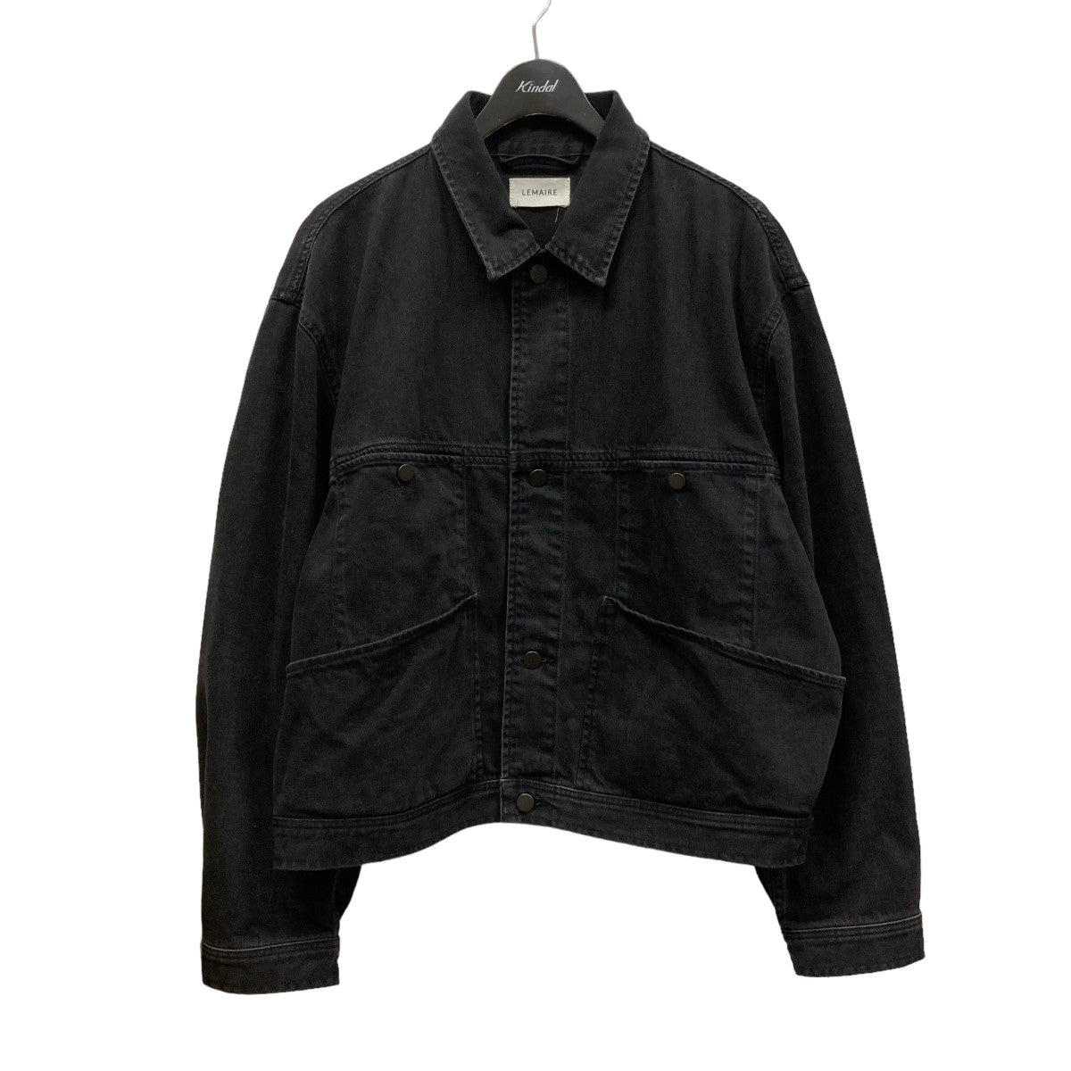 24SS4 POCKETS BLOUSON BLEACHED BLACKデニムジャケットOW1068 LD1024