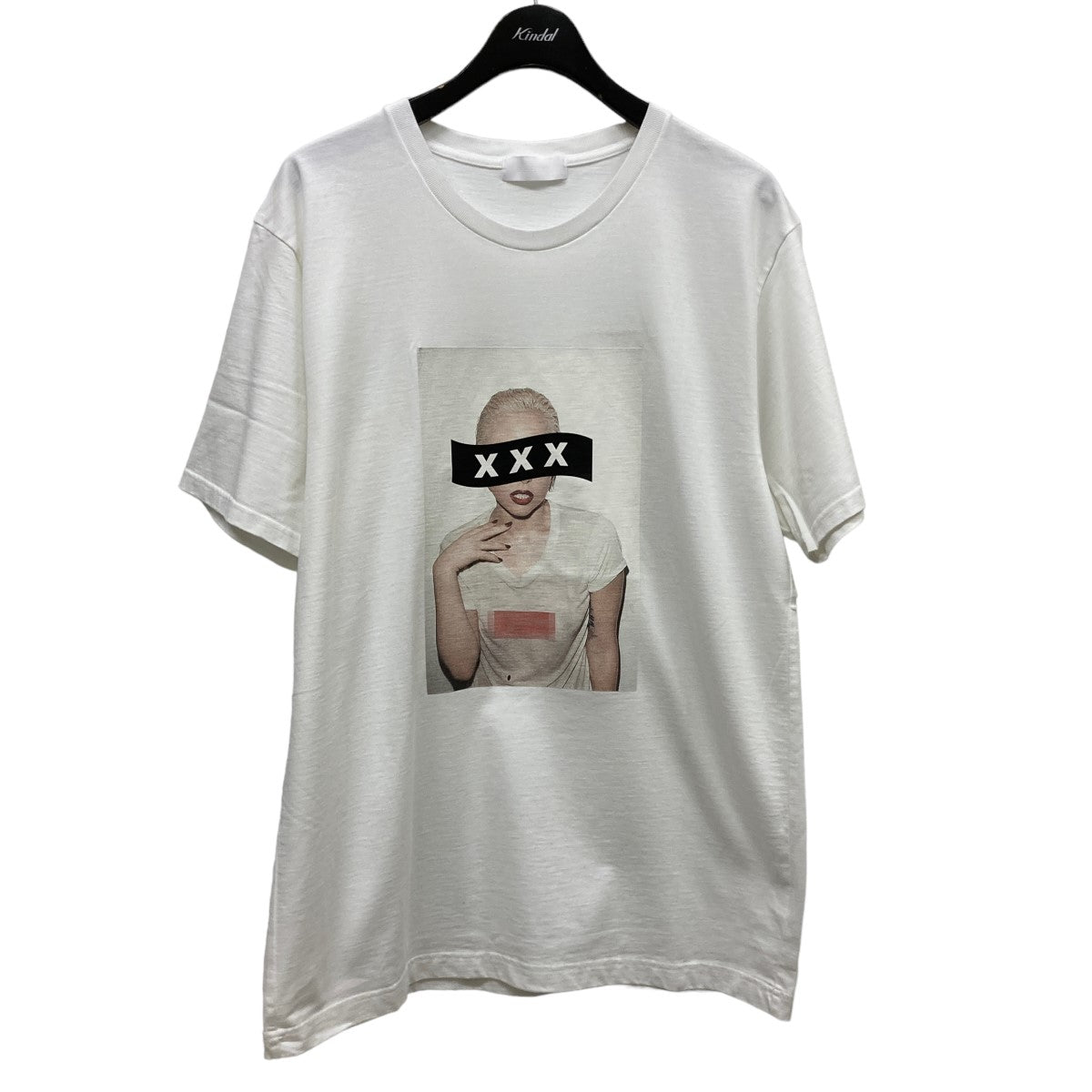 GOD SELECTION XXX(ゴッドセレクショントリプルエックス) LADY GAGAプリントTシャツ