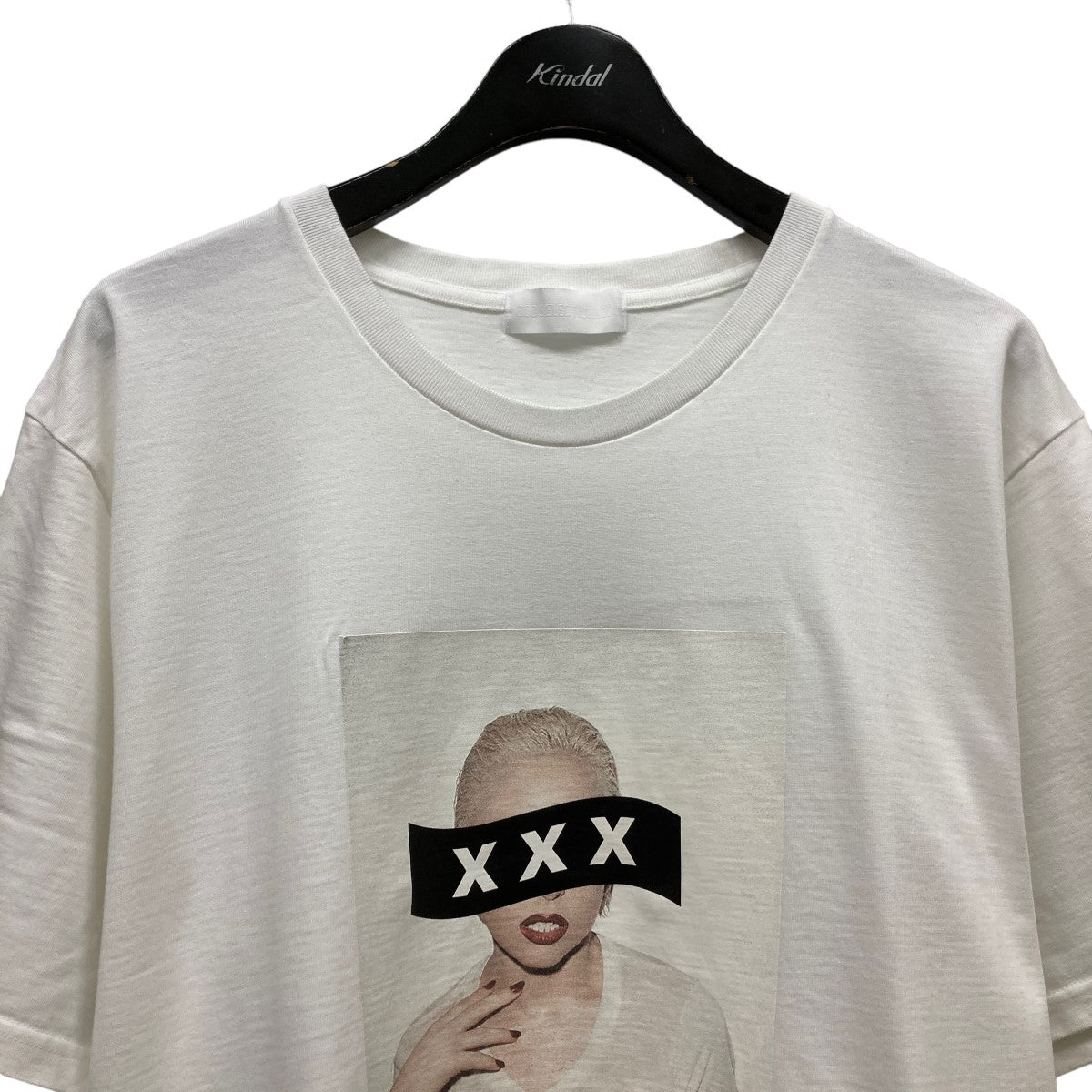 GOD SELECTION XXX(ゴッドセレクショントリプルエックス) LADY GAGAプリントTシャツ