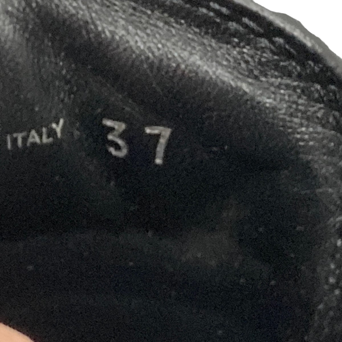 PRADA チョコレート ブラッシュドレザー ハイヒールローファー の古着・中古アイテム