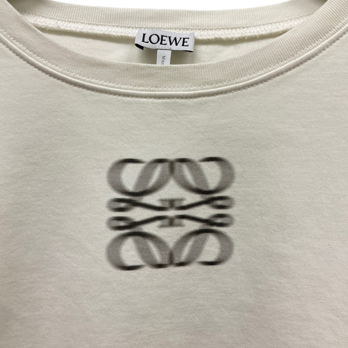 LOEWE(ロエベ) アナグラムロゴクロップドTシャツS540Y22X43