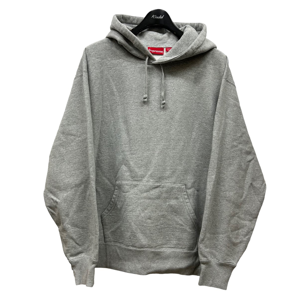 Supreme(シュプリーム) 22AWSatin Applique Hooded Sweatshirtバックロゴフーデッドパーカー グレー サイズ  L｜【公式】カインドオルオンライン ブランド古着・中古通販【kindal】