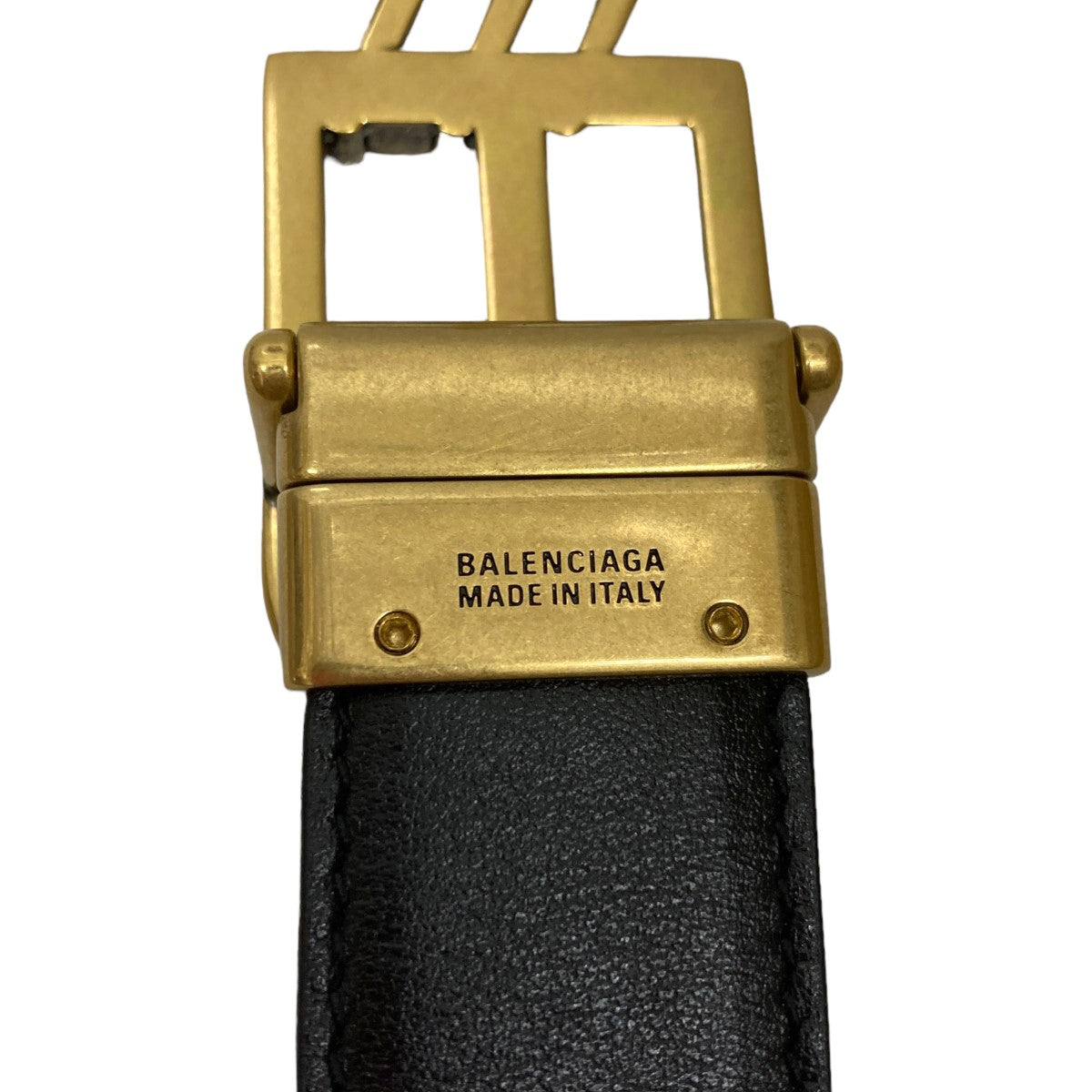 BALENCIAGA BBロゴバックルリバーシブルベルト02451 の古着・中古アイテム