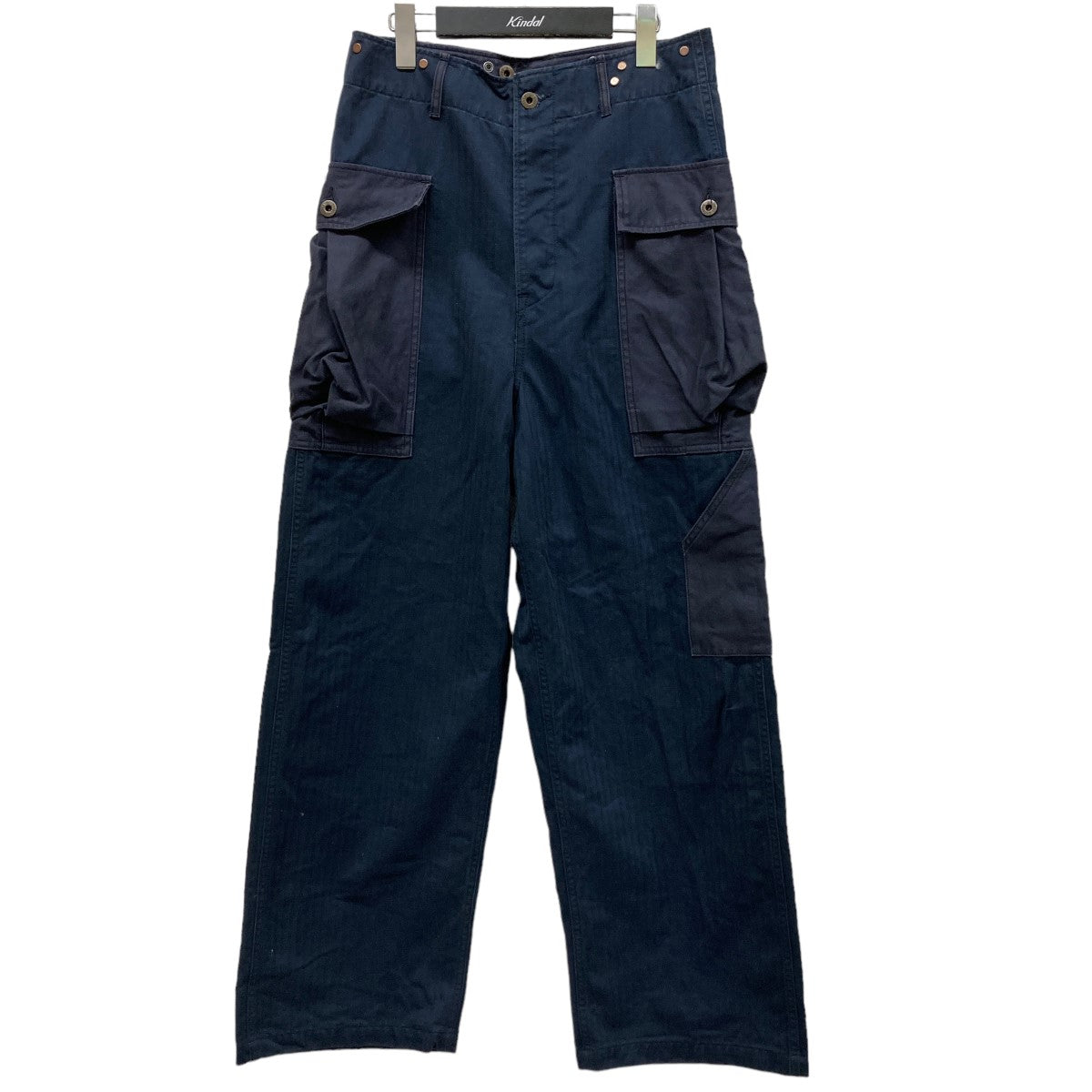 NIGEL CABOURN(ナイジェルケーボン) MONKEY PANT MIX無地モンキーパンツミックス8047-00-50002  8047-00-50002 ネイビー サイズ M｜【公式】カインドオルオンライン ブランド古着・中古通販【kindal】