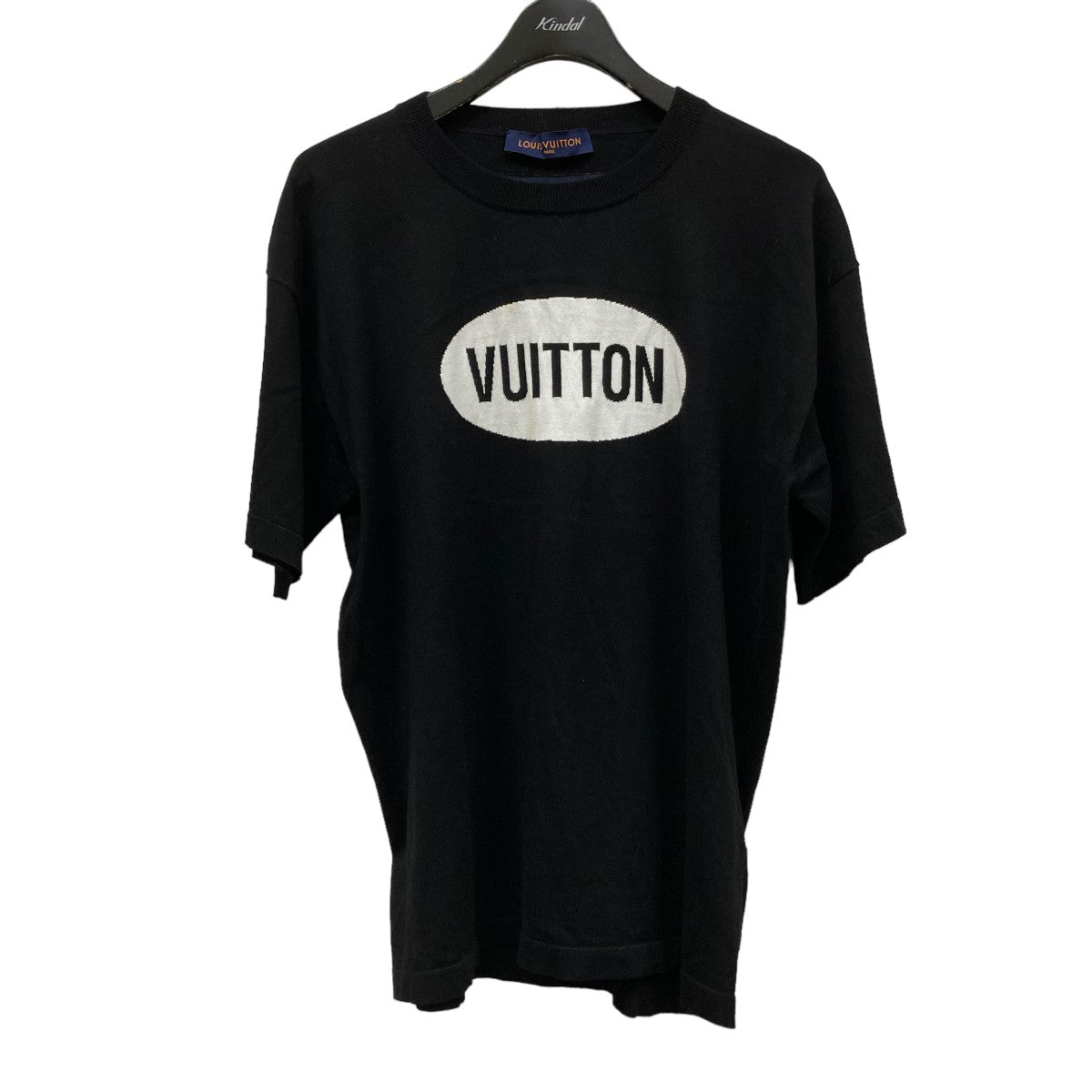 LOUIS VUITTON ロゴ半袖ニットRM221 JS5 HMN81W の古着・中古アイテム