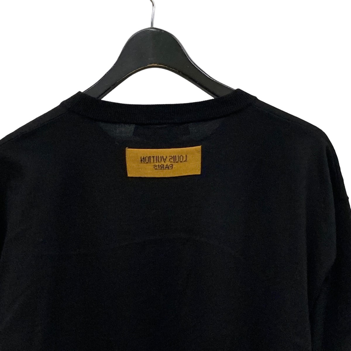 LOUIS VUITTON ロゴ半袖ニットRM221 JS5 HMN81W の古着・中古アイテム