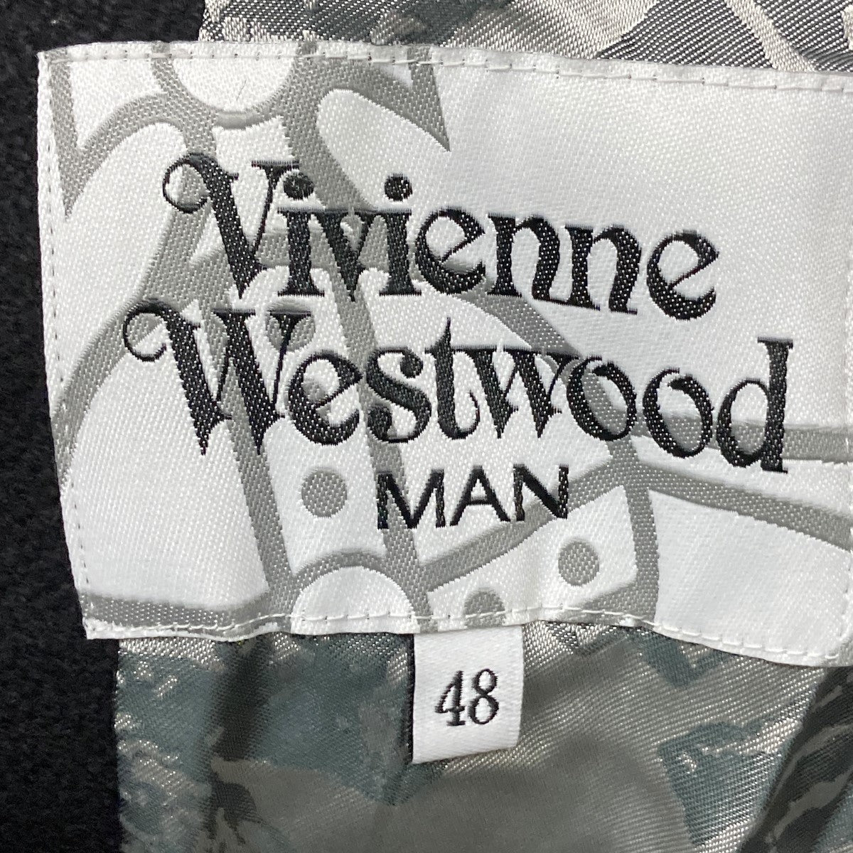 Vivienne Westwood man(ヴィヴィアンウエストウッドマン) 別珍切替ウールコートVW-MH-83826 VW-MH-83826  ブラック サイズ 48｜【公式】カインドオルオンライン ブランド古着・中古通販【kindal】