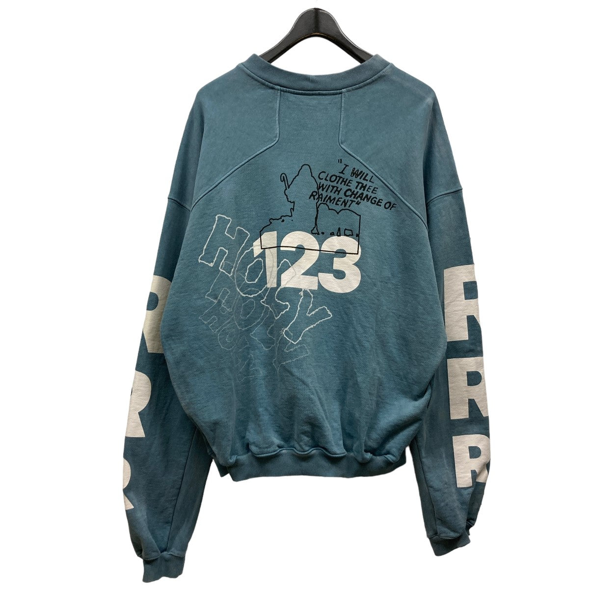 HOLY CLUB HOODIEロゴプリントクルーネックスウェット