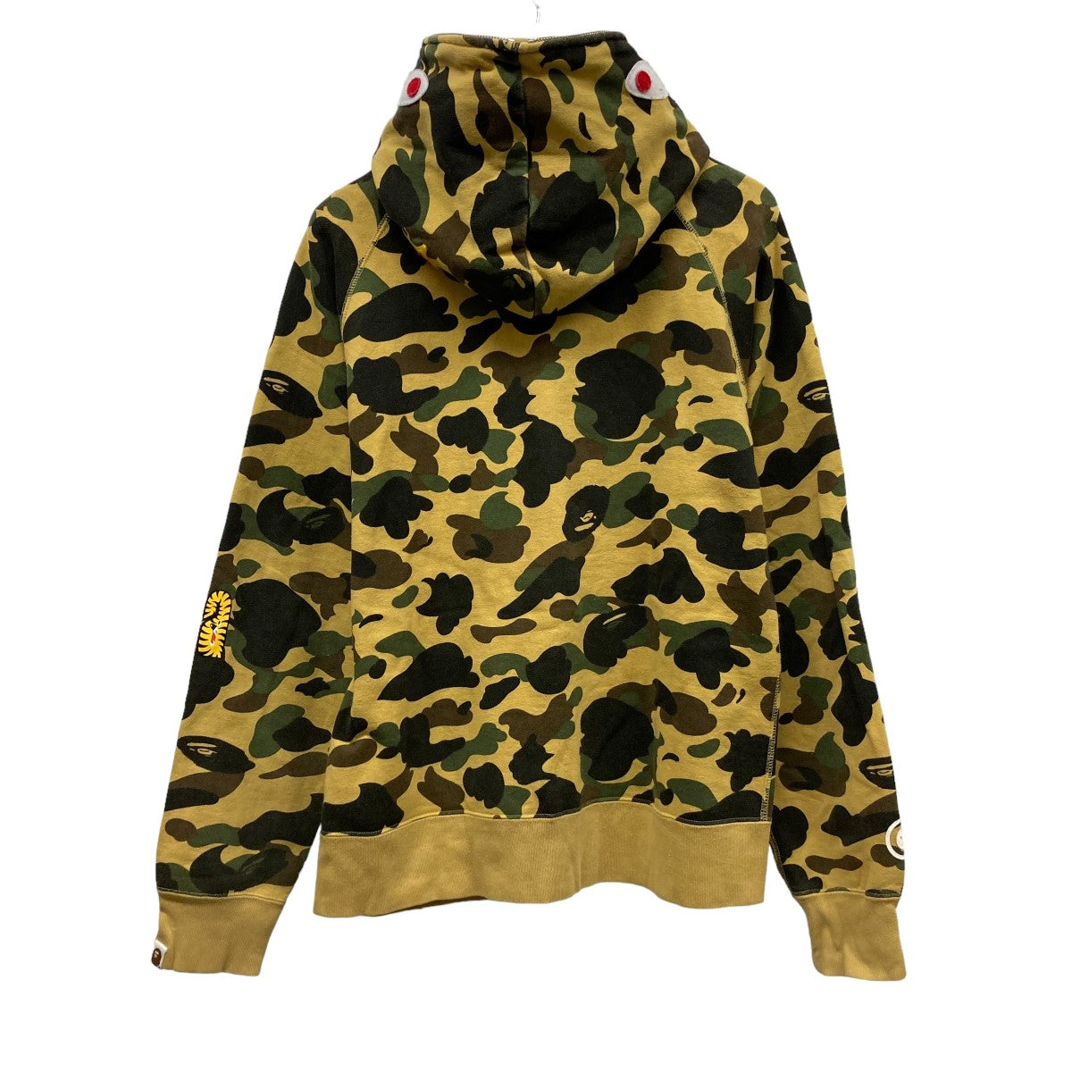 A BATHING APE(アベイシングエイプ) shark full zip hoodieカモ柄ジップパーカー001ZPF301007X  001ZPF301007X カーキ×オリーブ サイズ L｜【公式】カインドオルオンライン ブランド古着・中古通販【kindal】