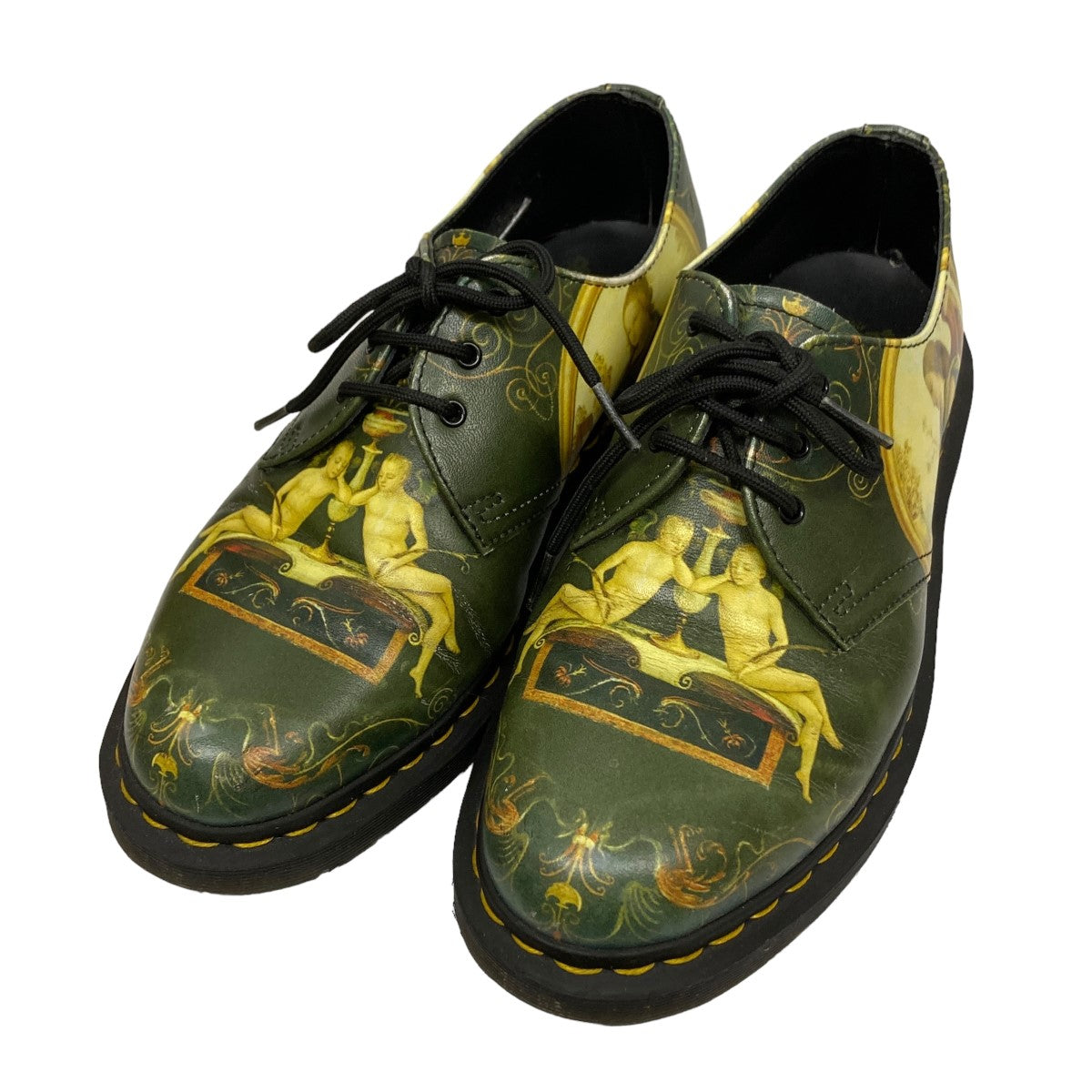 Dr．Martens(ドクターマーチン) 受胎告知レザーシューズAW501 AW501 オリーブ サイズ US7｜【公式】カインドオルオンライン  ブランド古着・中古通販【kindal】