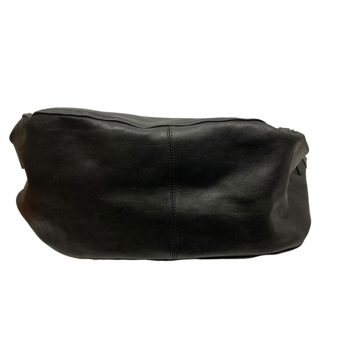 Newsboy Bag Horse Leather Black Lot．004レザーショルダーバッグ