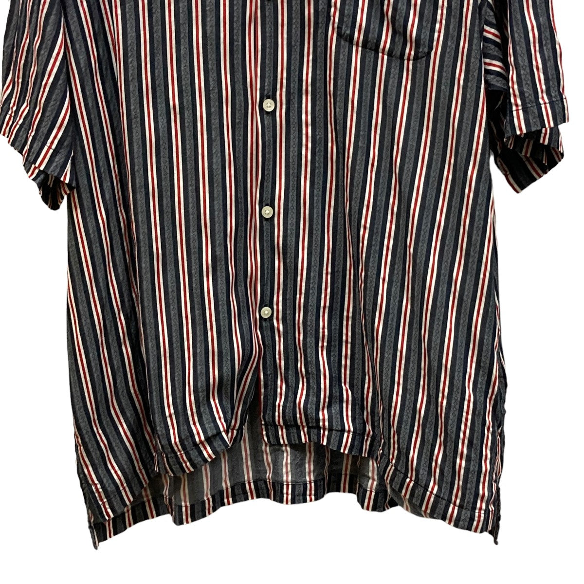 Number ストライプシャツ N.B.F.B. tops-02521 オーバーサイズ ストライプ シャツ ホワイト