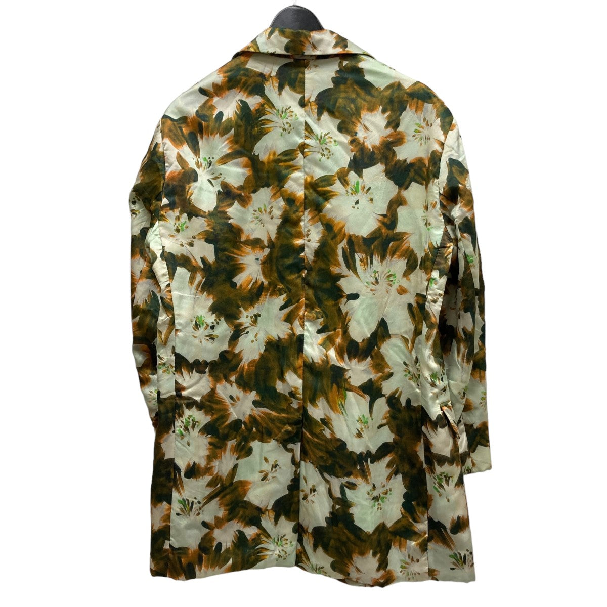花柄シルクテーラードジャケット