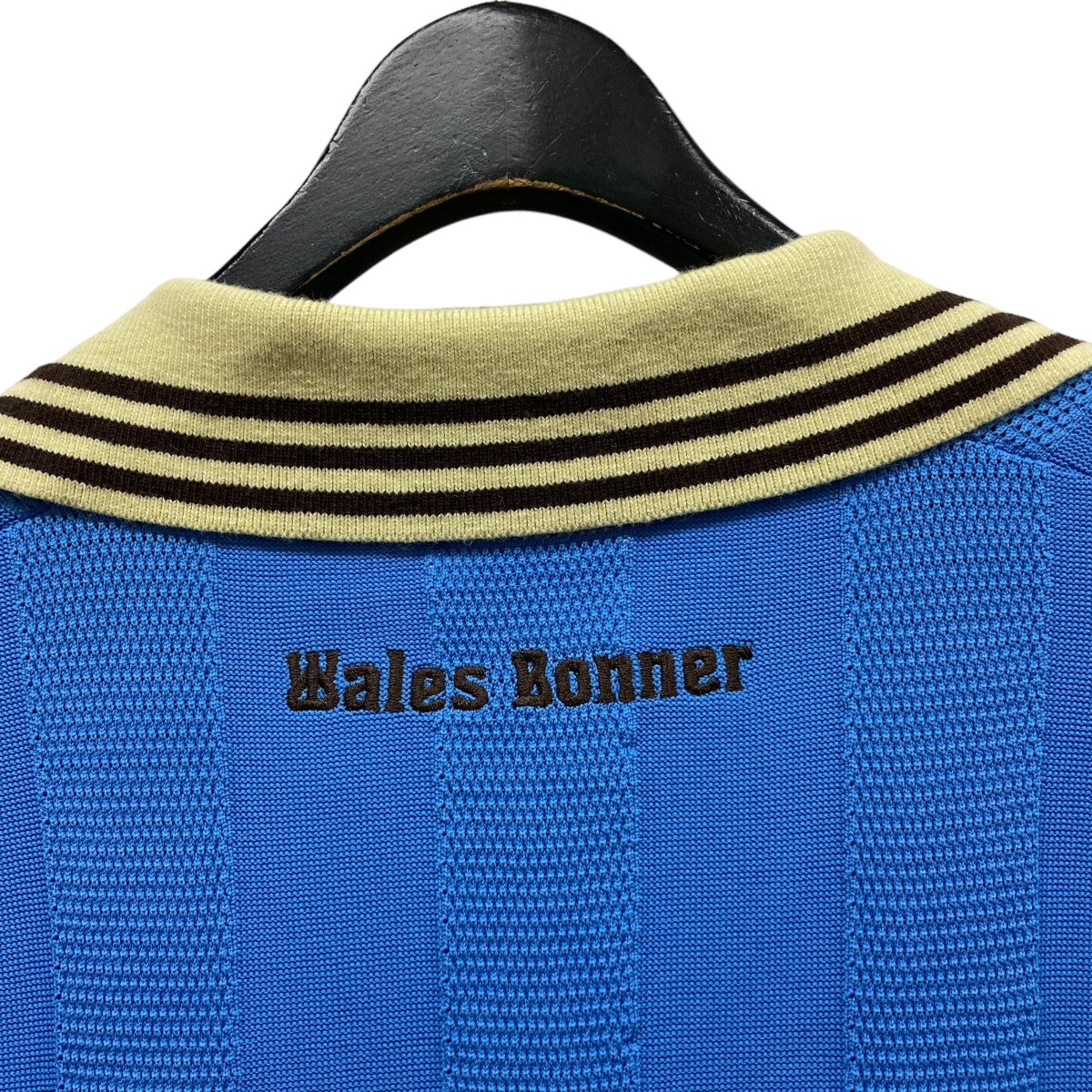 adidas×WALES BONNER WB KNIT FTBL LS長袖ニットポロシャツ