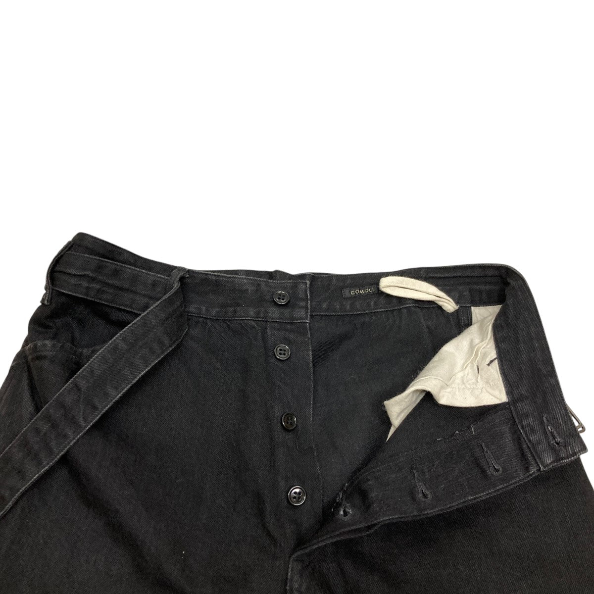 COMOLI(コモリ) ベルテッドデニムパンツQ03-03005 Q03-03005