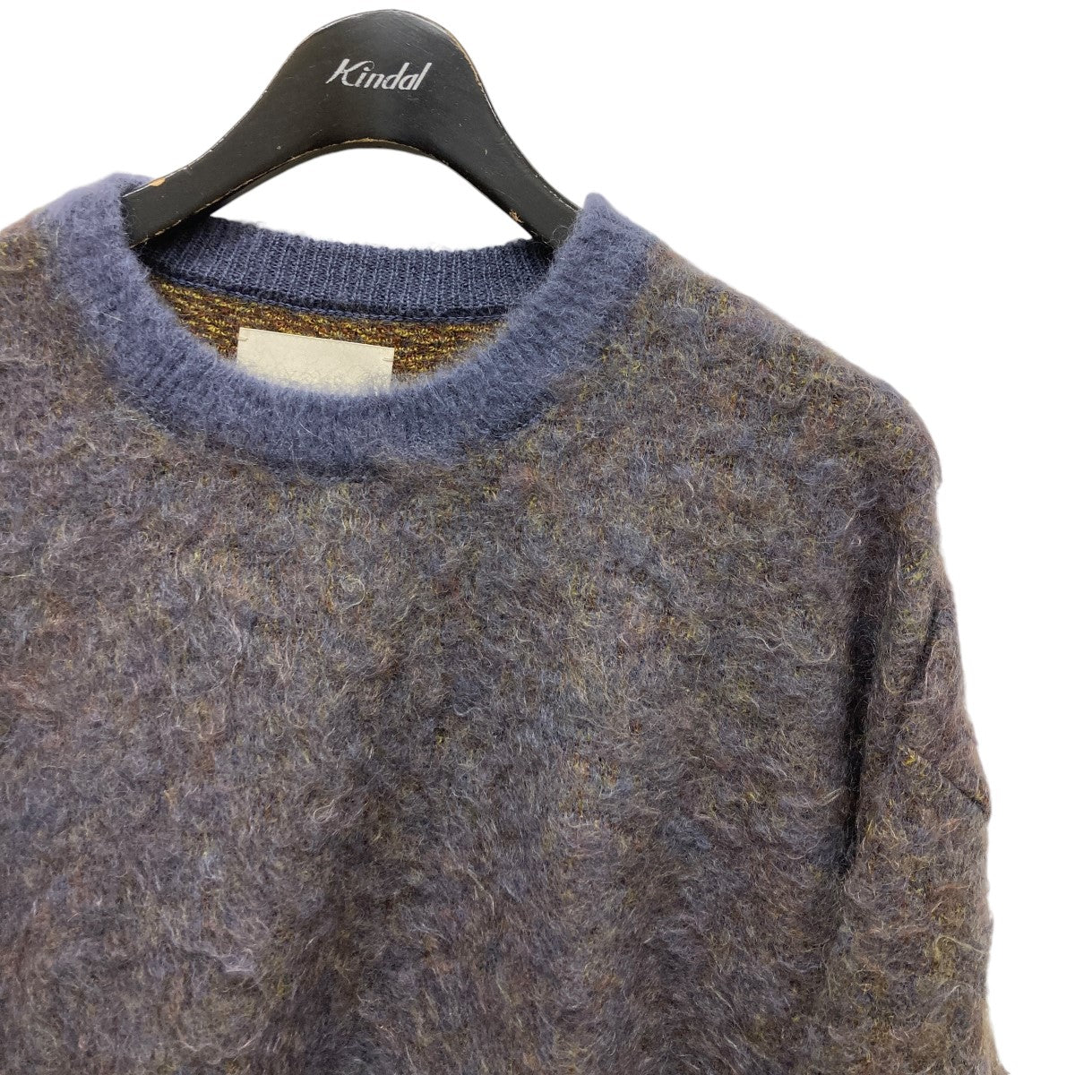 YOKE(ヨーク) 22AW4COLOR MIX JACQUARD MOHAIR CREWNECKモヘアクルーネックニットYK22AW0422S