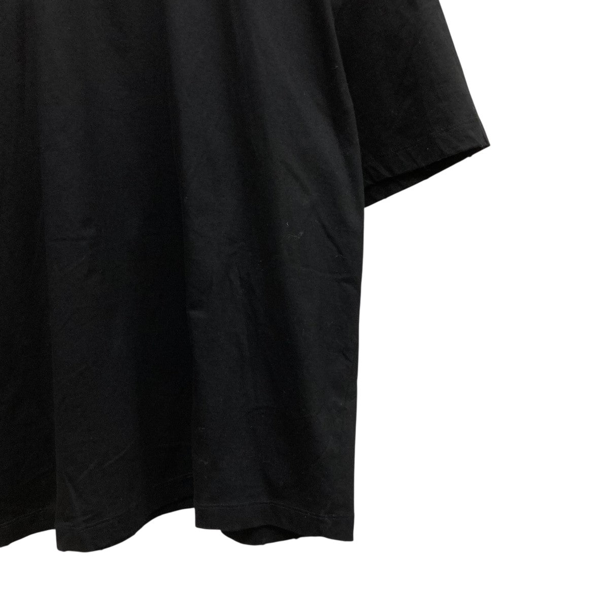新品未使用　プラダスポーツ　ダメージTシャツ PRADA(プラダ) ダメージ加工ビジュ-ロゴTシャツ ブラック