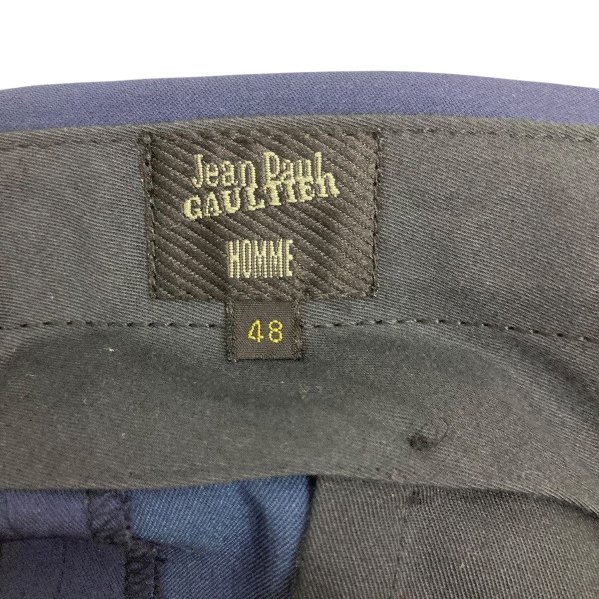 Jean Paul Gaultier スラックス 48 ネイビー Jean Paul GAULTIER HOMME(ジャンポールゴルチェオム