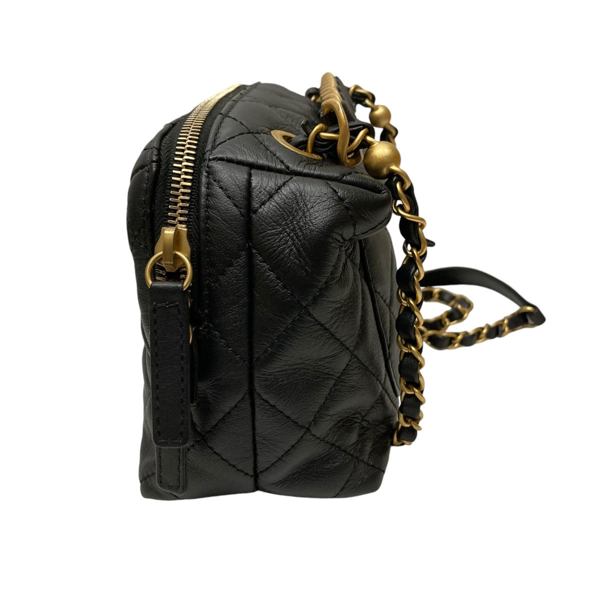 【新品未使用】CHANEL ボウリング バッグ CCチャーム CHANEL】シャネル『ロゴ ボーリングバッグ』AS1779 レディース