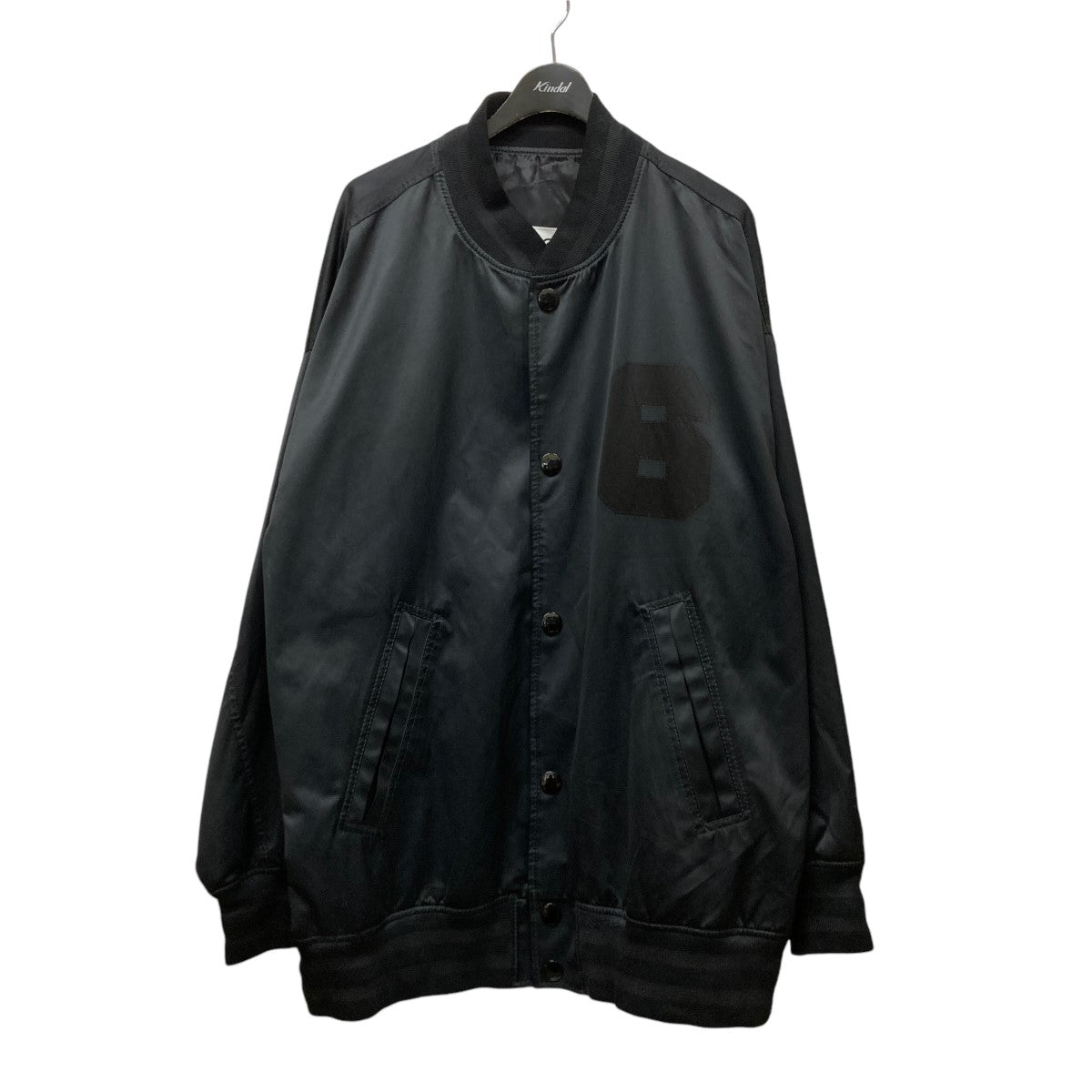 MM6 Maison Margiela(マルタンマルジェラ) 23SSSPORTSJACKETスタジャンS62AN0103 S62AN0103  ブラック サイズ M｜【公式】カインドオルオンライン ブランド古着・中古通販【kindal】