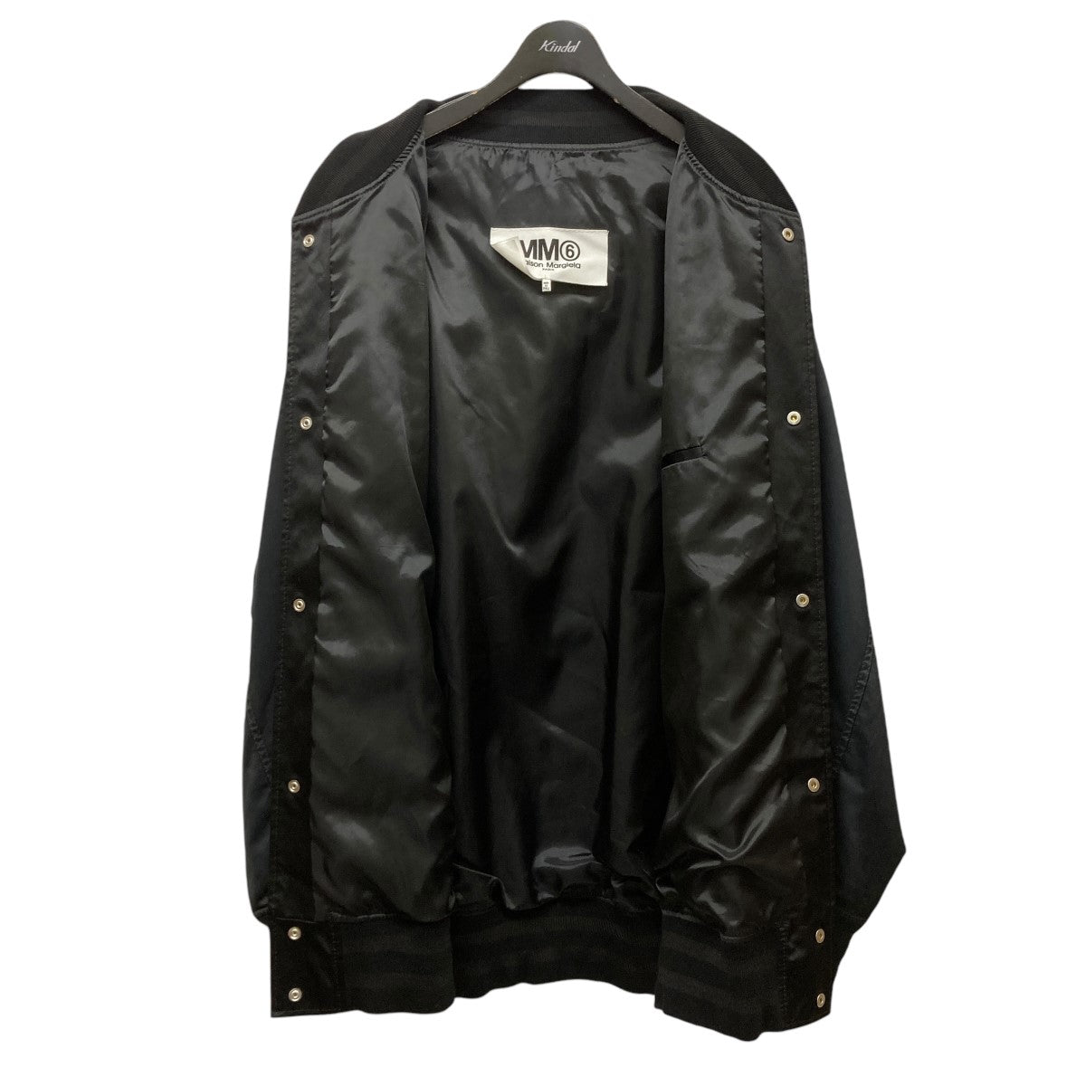 MM6 Maison Margiela(マルタンマルジェラ) 23SSSPORTSJACKETスタジャンS62AN0103 S62AN0103  ブラック サイズ M｜【公式】カインドオルオンライン ブランド古着・中古通販【kindal】