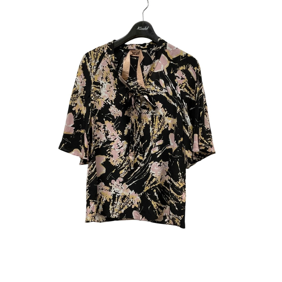 N°21 NUMERO VENTUNO(ヌメロヴェントゥーノ) 花柄シルクブラウス