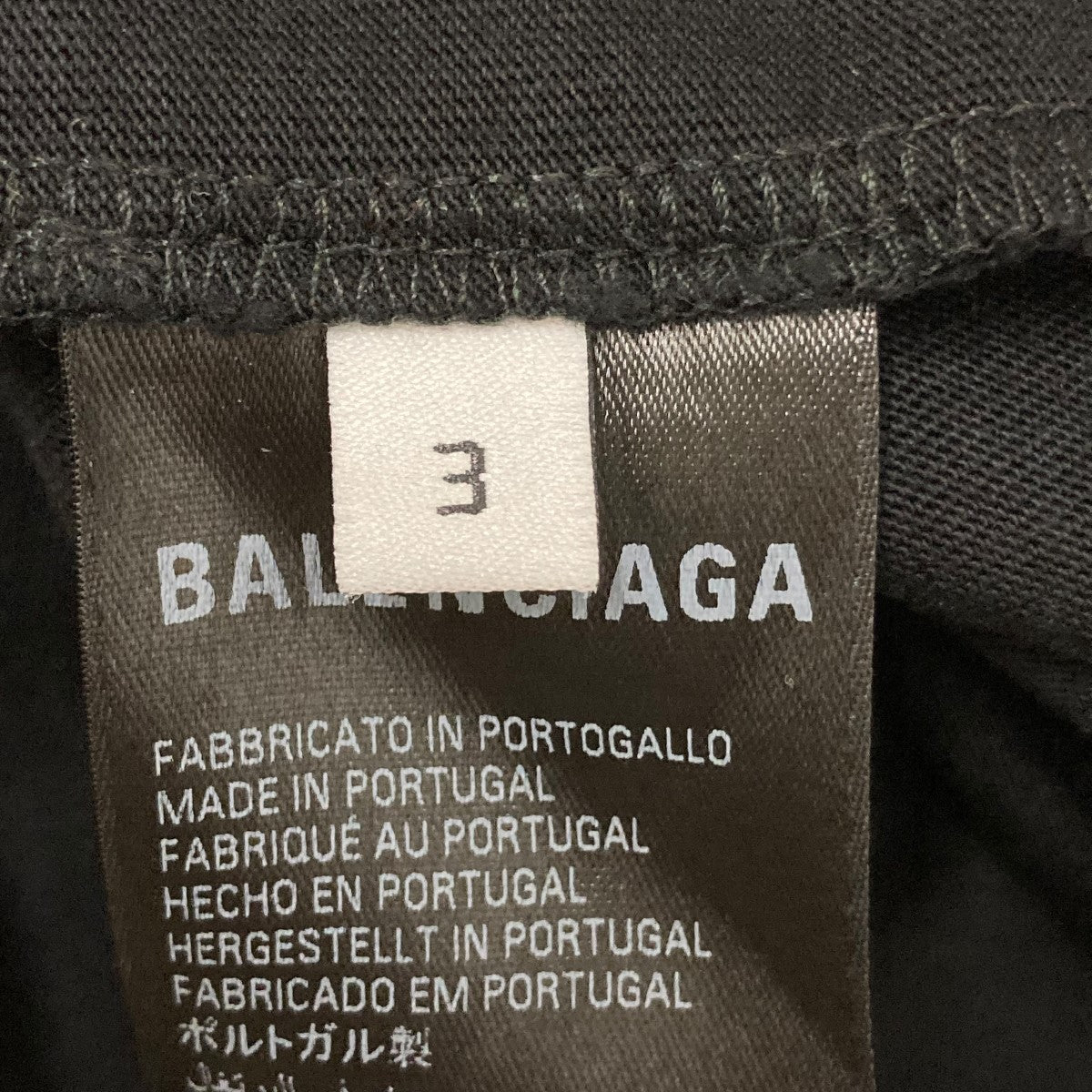 BALENCIAGA(バレンシアガ) 23AWダメージ加工プリントTシャツ