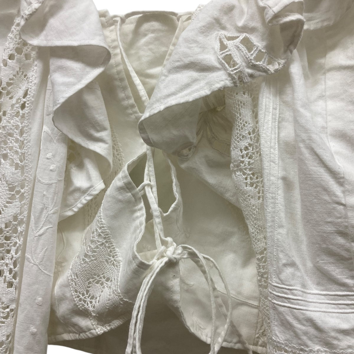 MALION Vintage/マリオンヴィンテージ】crochet lace highneck
