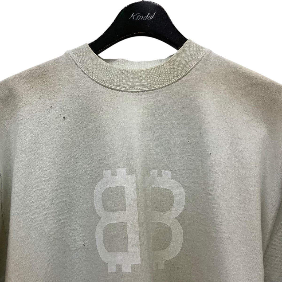 BALENCIAGA(バレンシアガ) ダメージ加工プリントTシャツ739784
