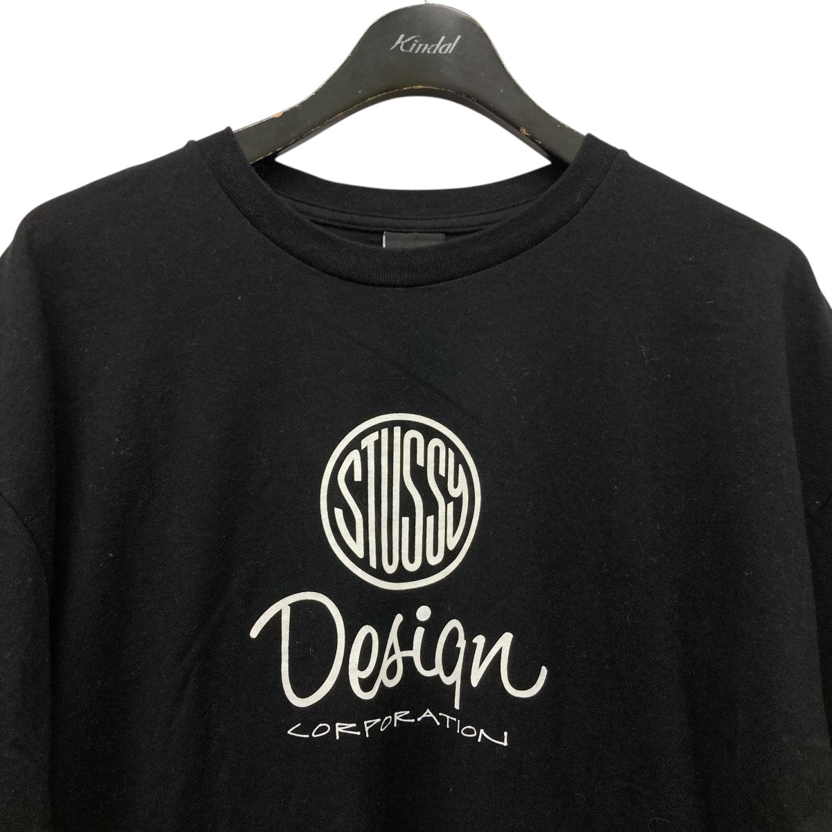 STUSSY ロゴ入り ブラッククッション ステューシー STUSSY グアム限定 Tシャツ カットソー ロンT ロゴ
