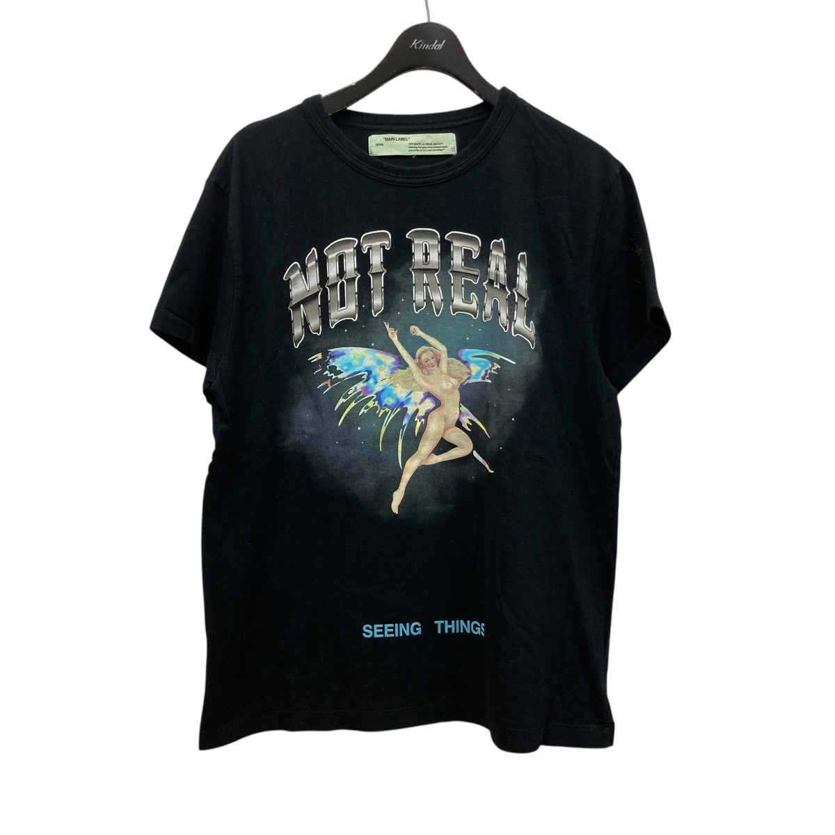 関税込◆Off-White◆コットン ロゴ バックプリント Tシャツ オフホワイト メンズ Tシャツ 半袖 OFF-WHITE ブランド トップス