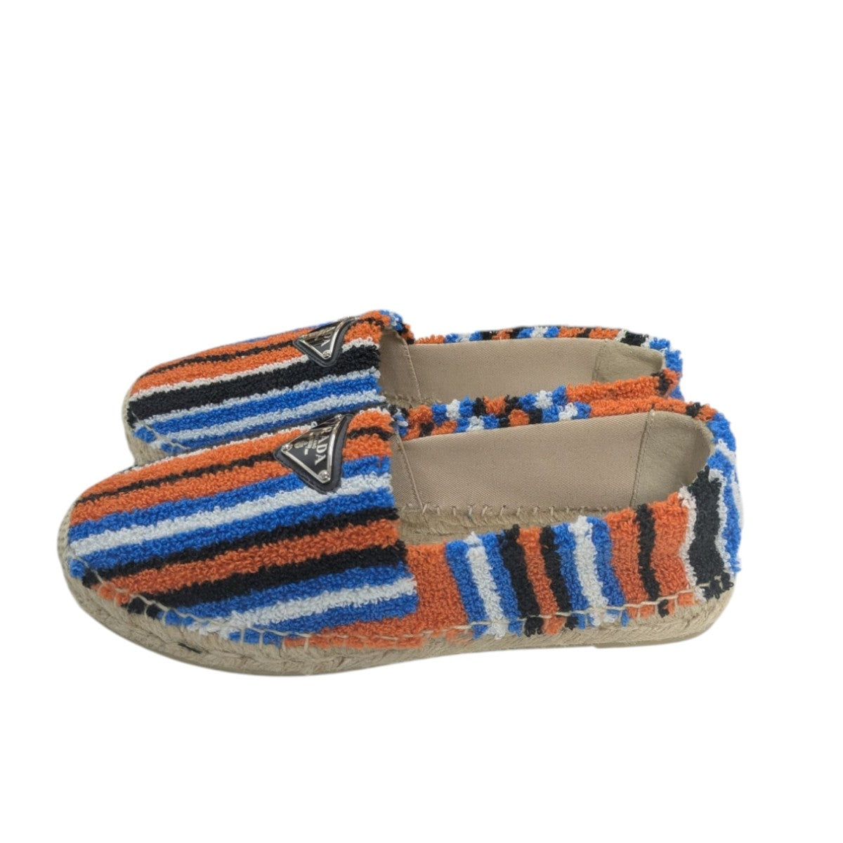 PRADA(プラダ) テリークロスエスパドリーユ マルチカラー サイズ 37