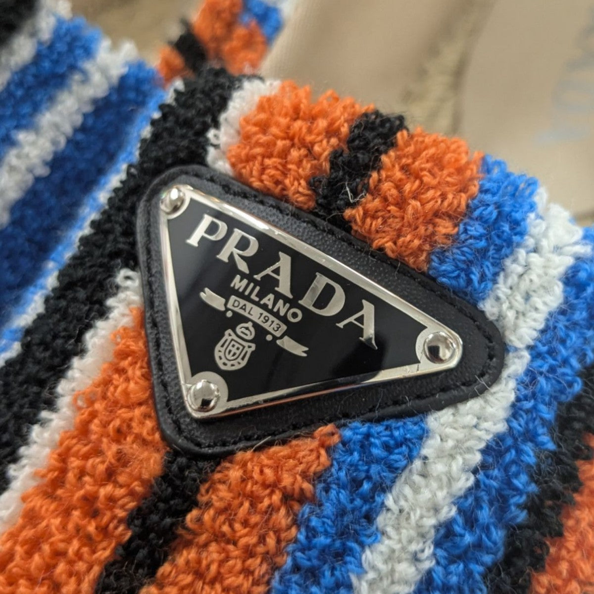 PRADA(プラダ) テリークロスエスパドリーユ マルチカラー サイズ 37