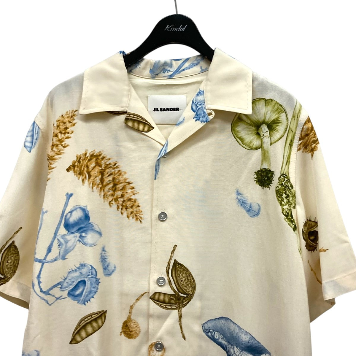 Jil Sander ジルサンダー 半袖シャツ JIL SANDER (ジルサンダー) 総柄 オープンカラー 半袖 シャツ