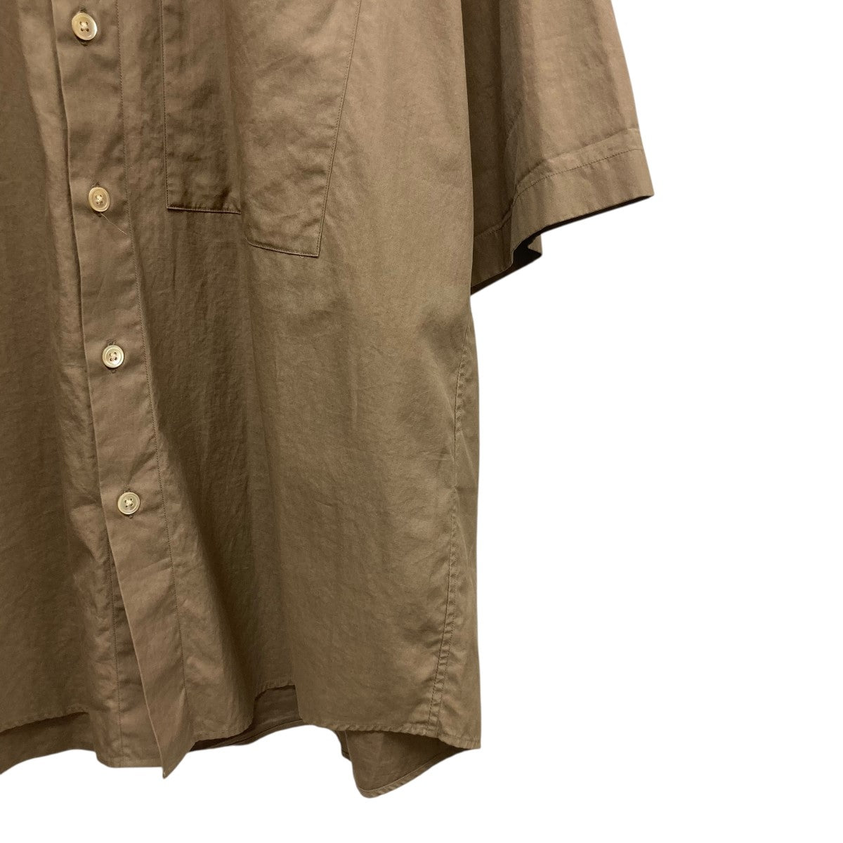 AURALEE(オーラリー) WASHED FINX TWILL HALF SLEEVED BIG