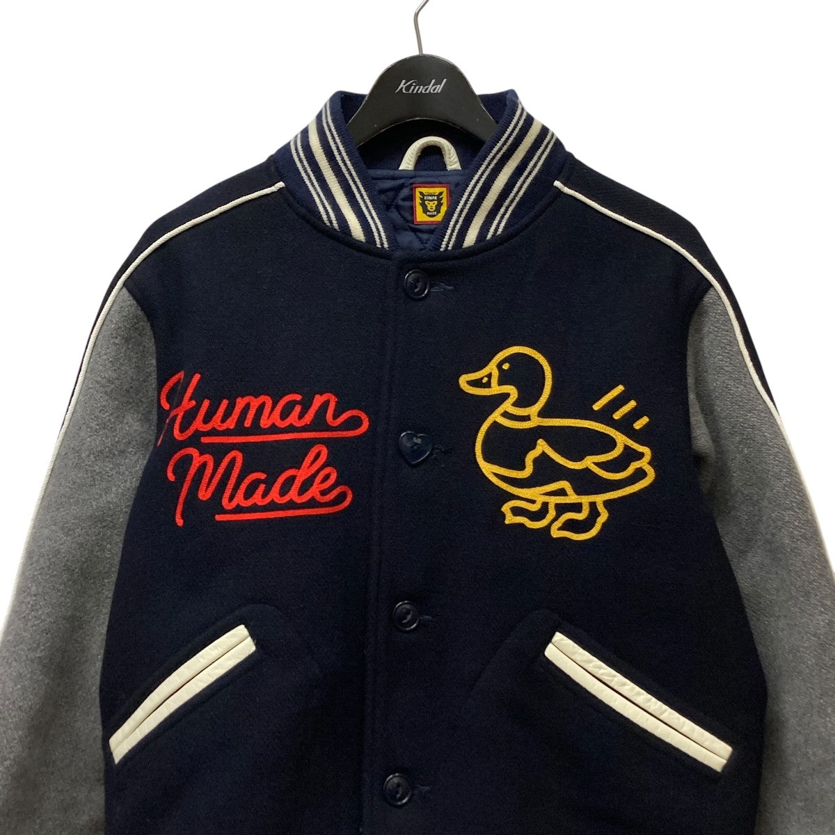 HUMAN MADE(ヒューマンメード) VARSITYロゴ刺しゅうスタジャン