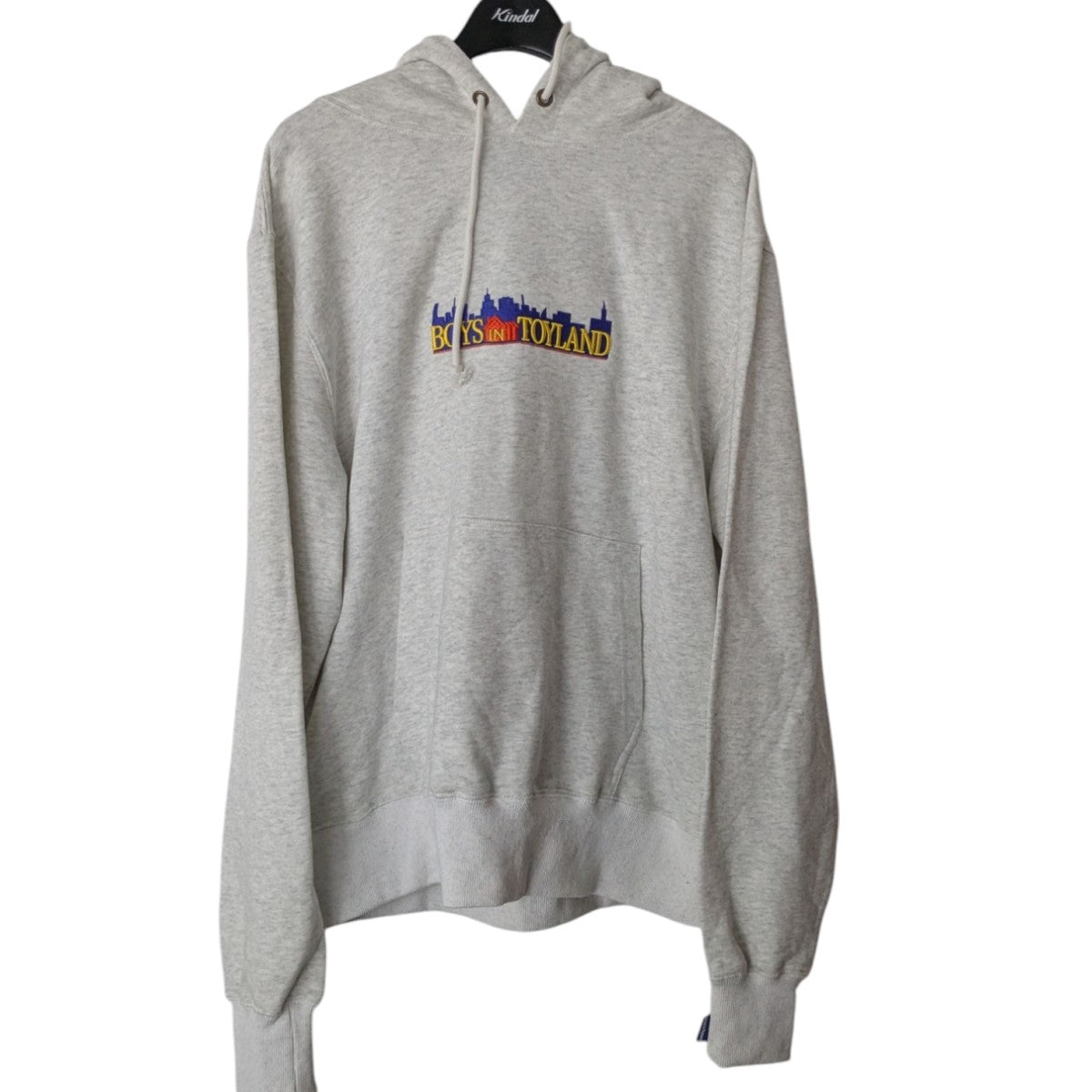 24SSCITY LOGO EMBROIDERY HOODIEロゴ刺しゅうプルオーバーパーカーBIT-24SS-404