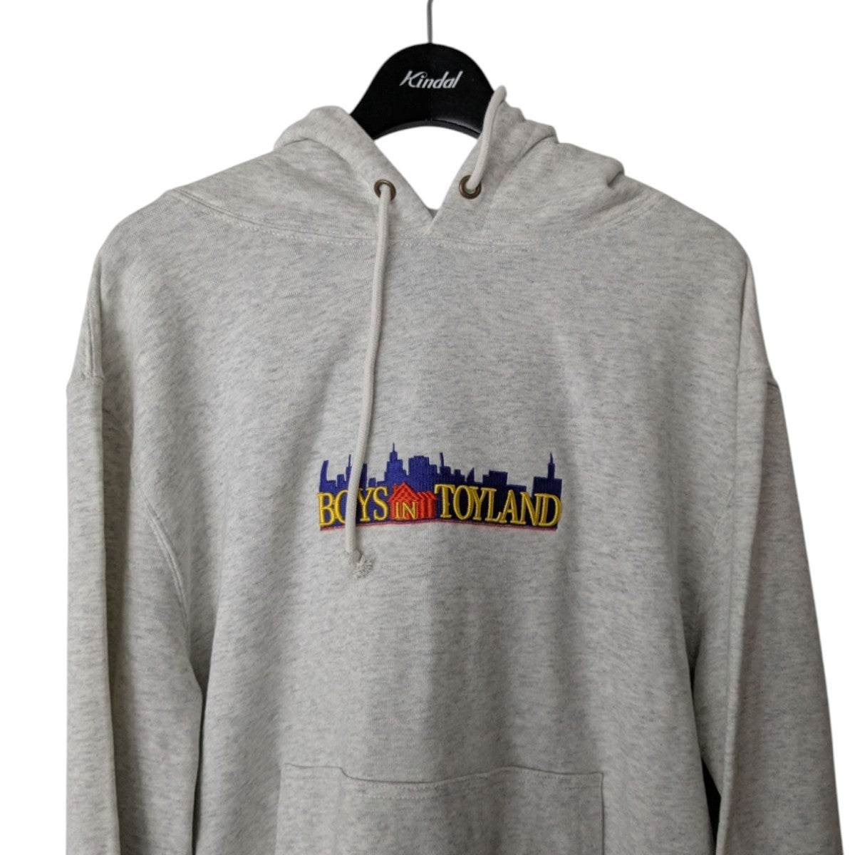 24SSCITY LOGO EMBROIDERY HOODIEロゴ刺しゅうプルオーバーパーカーBIT-24SS-404
