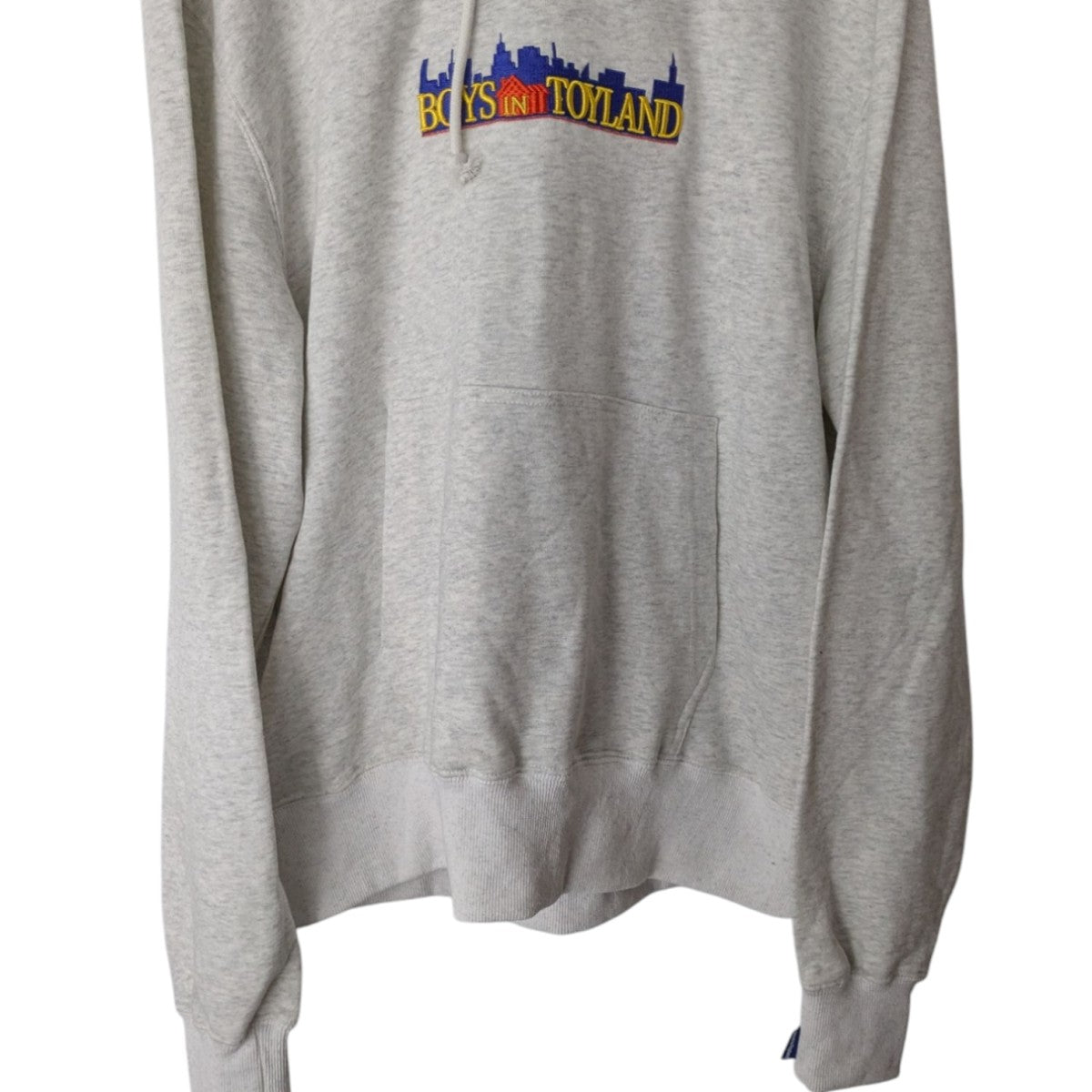 24SSCITY LOGO EMBROIDERY HOODIEロゴ刺しゅうプルオーバーパーカーBIT-24SS-404