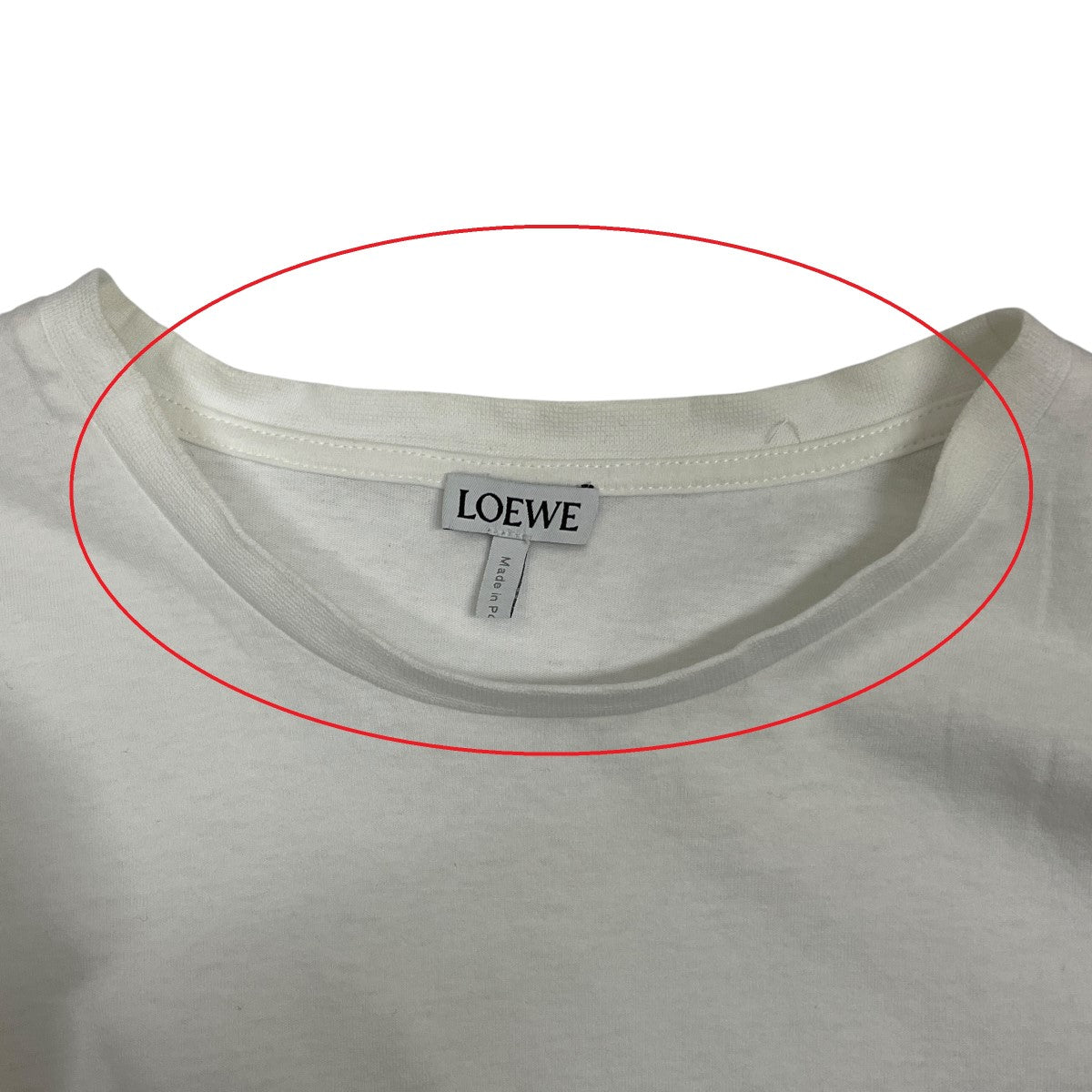 LOEWE(ロエベ) アナグラムロゴ刺しゅうTシャツS359341XA4