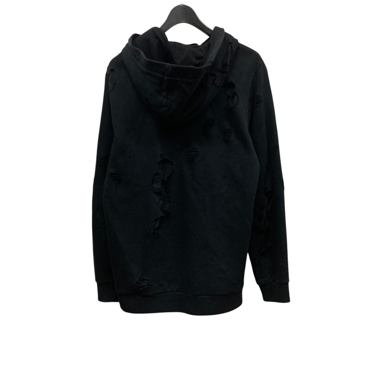 ◼︎ GIVENCHY ダメージド フーディー パーカー Givenchy ダメージ パーカー | ブラック | FARFETCH JP