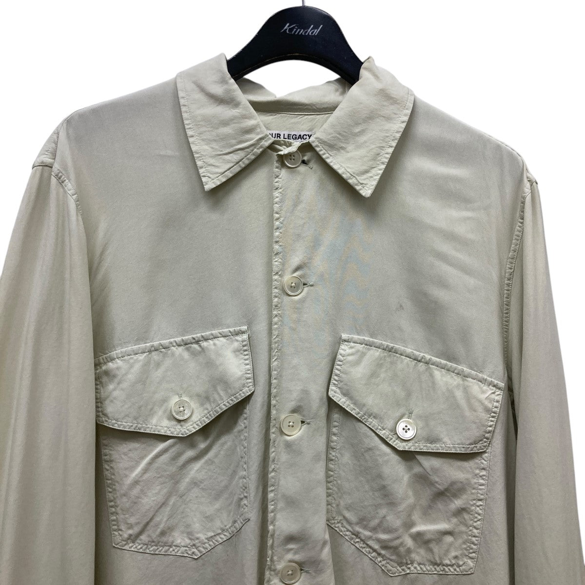 OUR LEGACY(アワーレガシー) LOAN JACKETシルクシャツ ベージュ