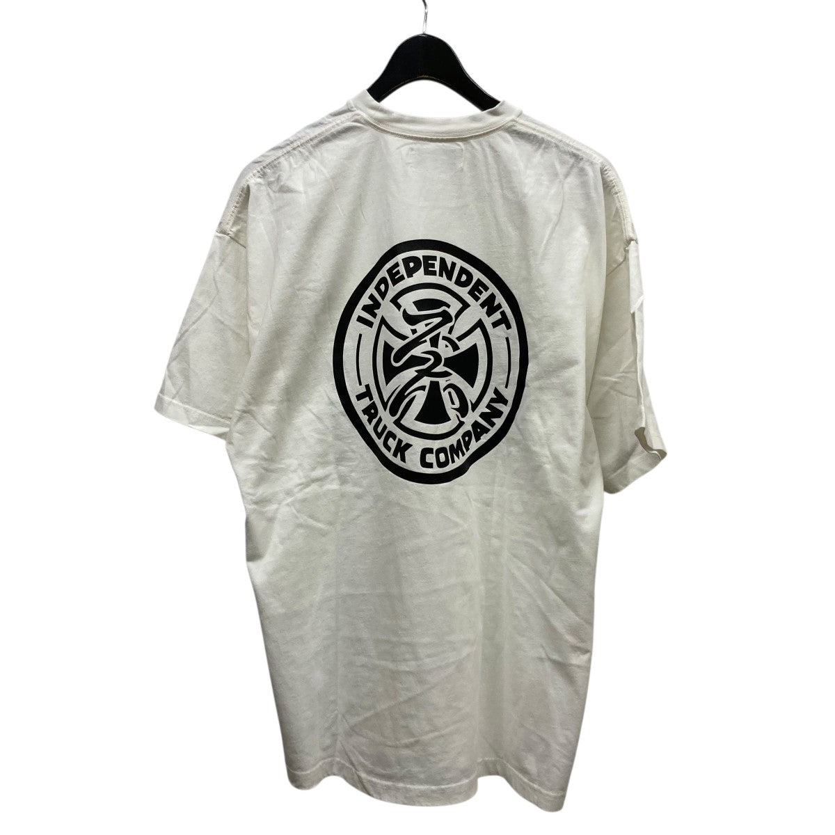 independent L/S tee 白プリント EVISEN×INDEPENDENT プリントTシャツ ホワイト サイズ L｜【公式