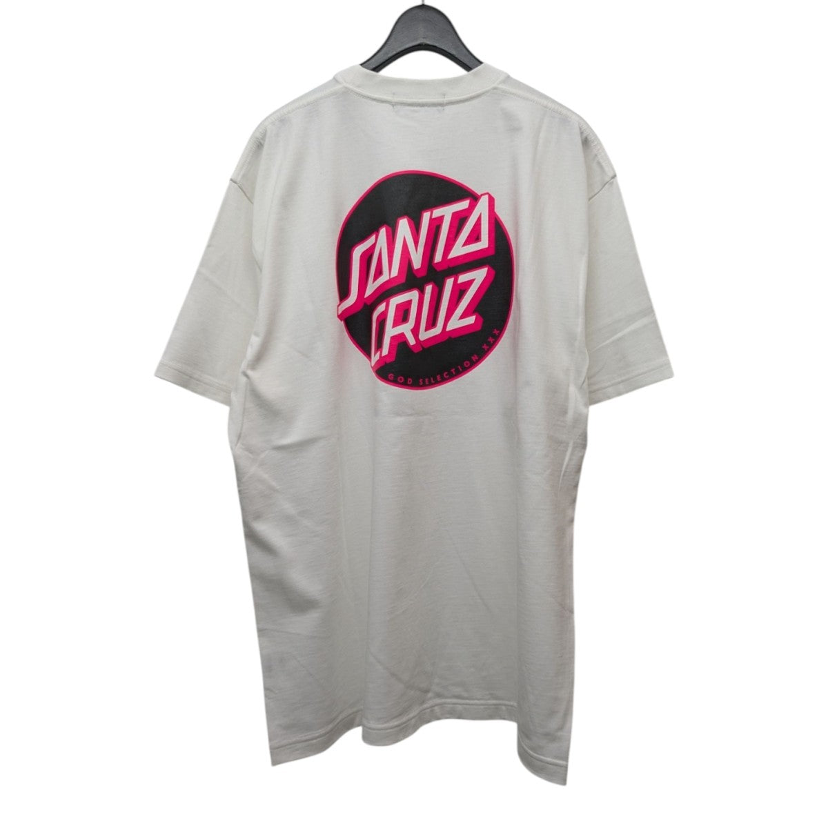 GOD SELECTION XXX×SANTA CRUZ プリントTシャツ ホワイト サイズ L