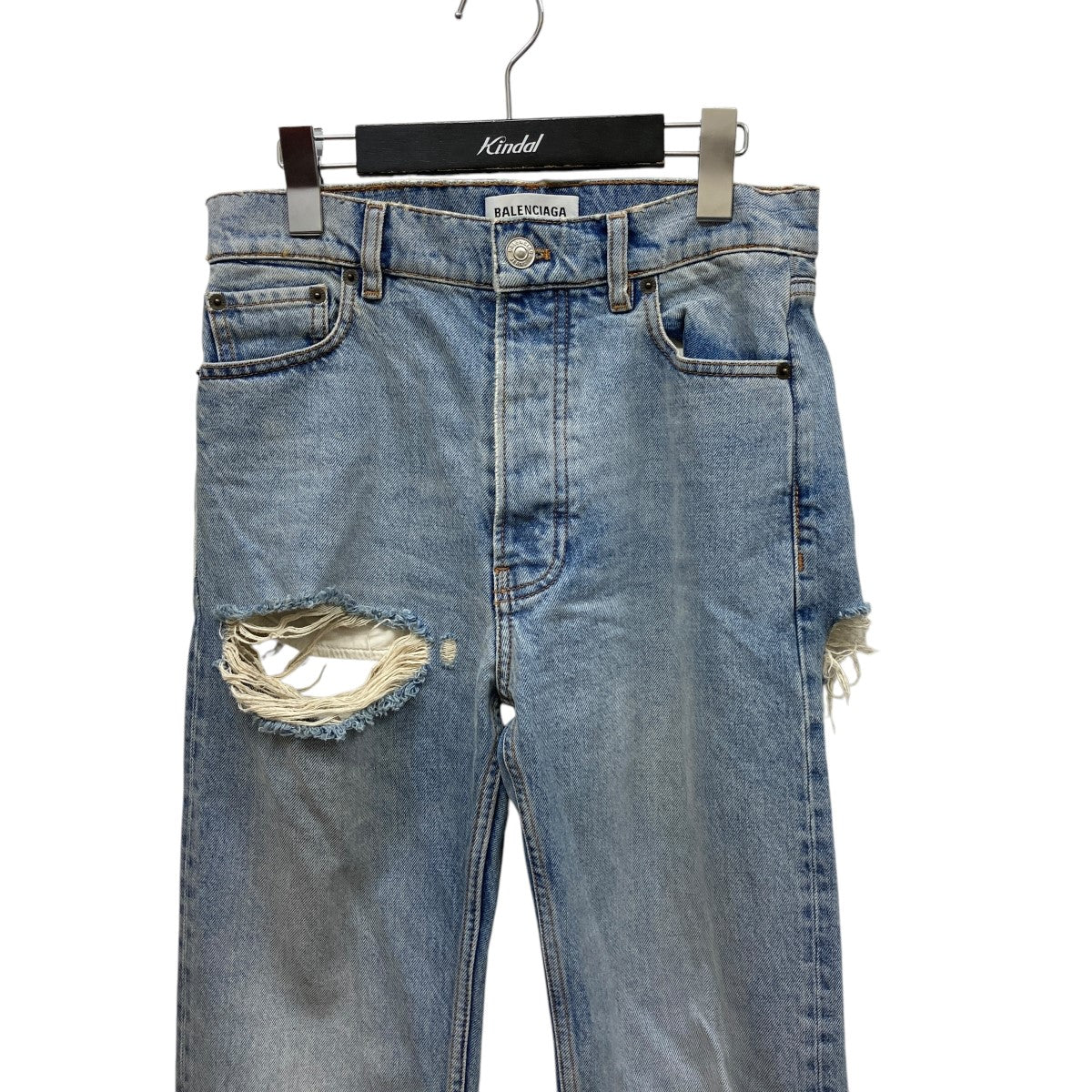 BALENCIAGA(バレンシアガ) ダメージ加工デニムパンツ664631