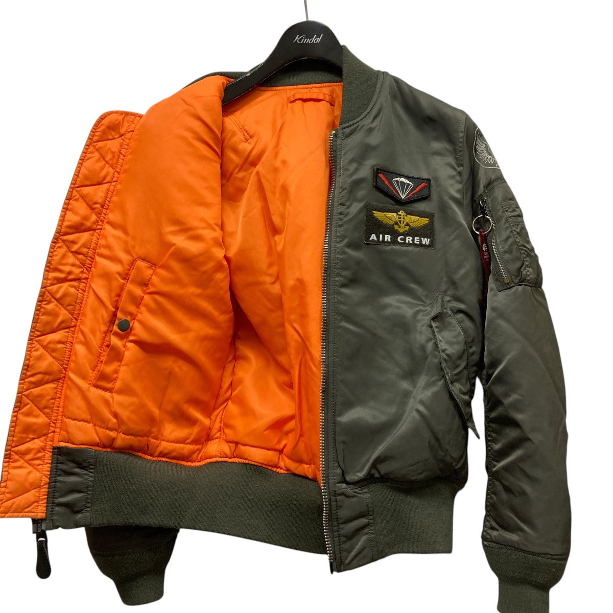 ALPHA INDUSTRIES(アルファ インダストリーズ) ワッペン付MA-1ジャケット20201-076