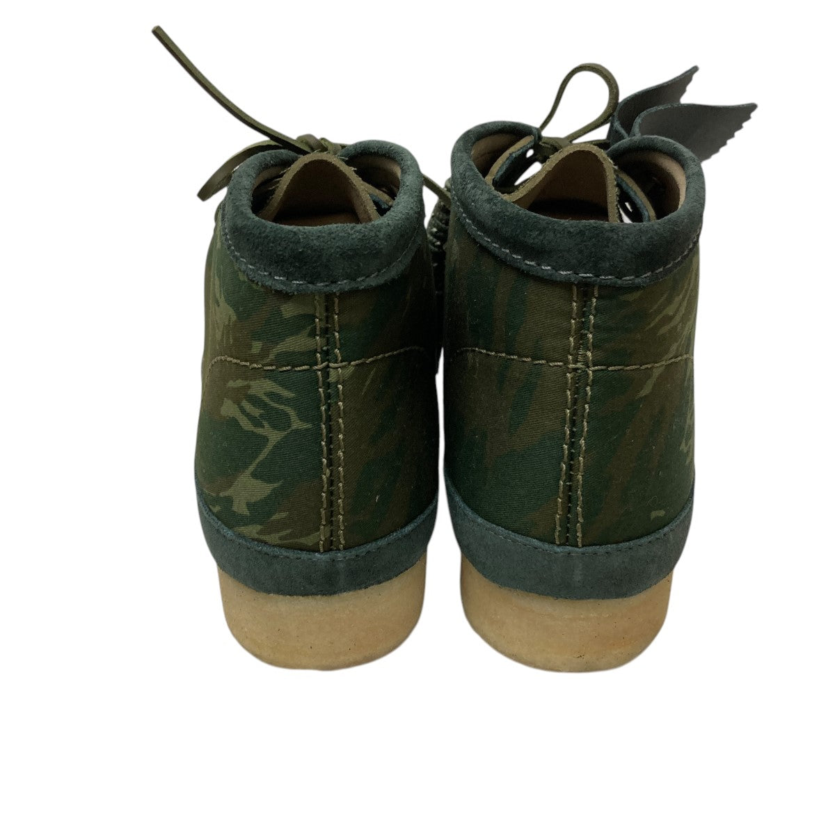 Wallabee Boot Green Camouflageカモ柄モカシンブーツ261777697110